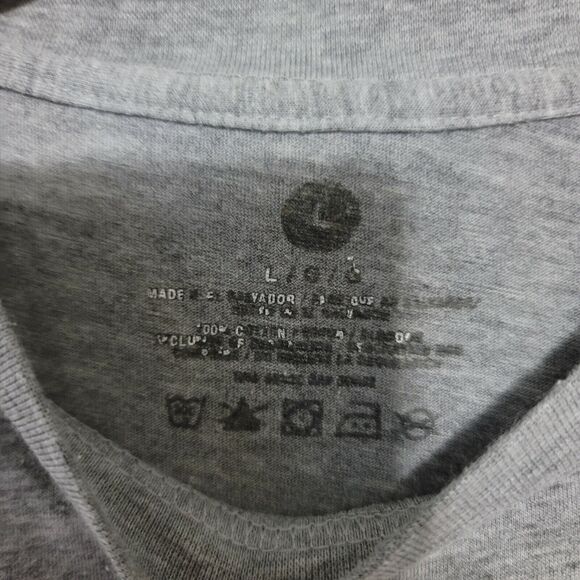 Dallas Cowboys T-Shirt Mens Large Dak Prescott Gray #4 - Picture 3 of 4